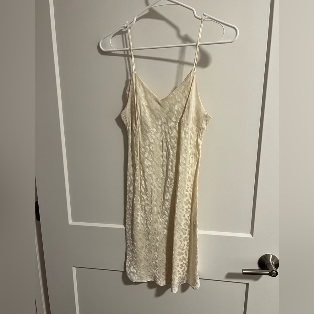 Topshop Cheetah Print Slip Dress